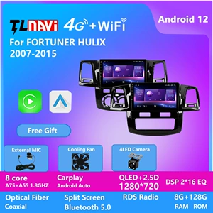 Toyota Runner Fortuner 2007-2015 üçün avtomobil GPS Android böyük ekran naviqasiya