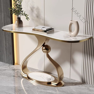 Wholesale Lcp1 Accessible Luxury Style Slate Entrance Table Modern Simple Entrance Table Guest to Door Strip Case End View Table Against the Wall Large