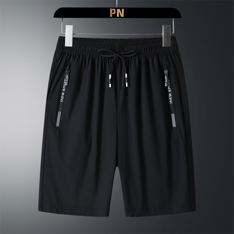 Pantalones deportivos de verano, cortos de hielo para hombres y mujeres secos rápidos, cortos casuales de pareja de tamaño grande, fábrica al por mayor