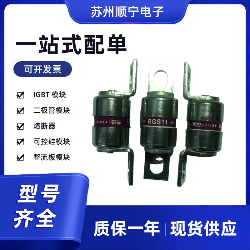 MRO茗熔RGS11 CR2L   RGS11 63A 快速熔断器 全新原装