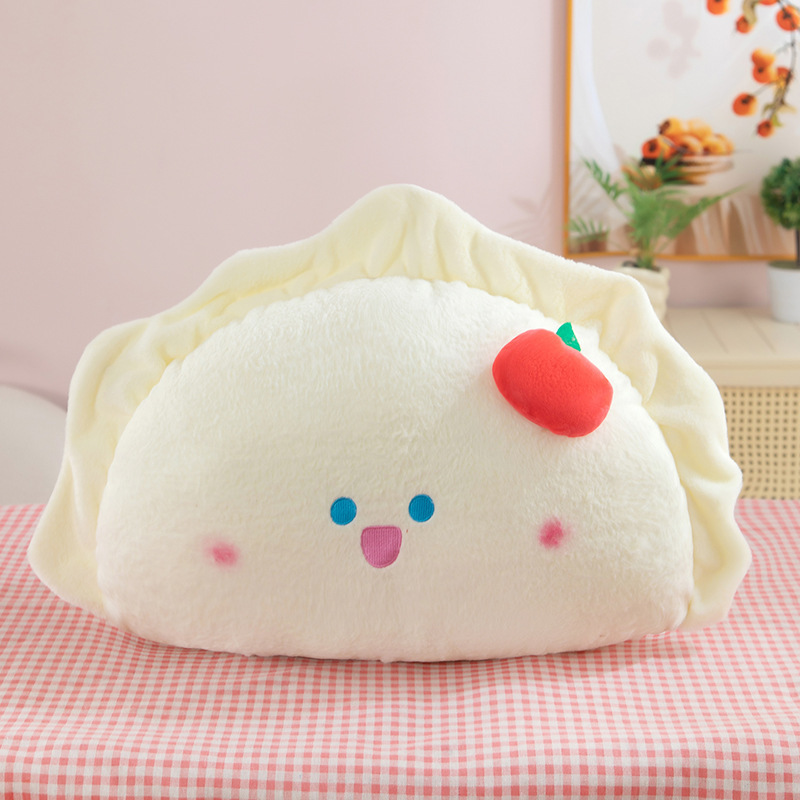 2025 かわいい新しい餃子枕人形睡眠抱擁女性クッション昼寝枕ギフトぬいぐるみクロスボーダー|undefined