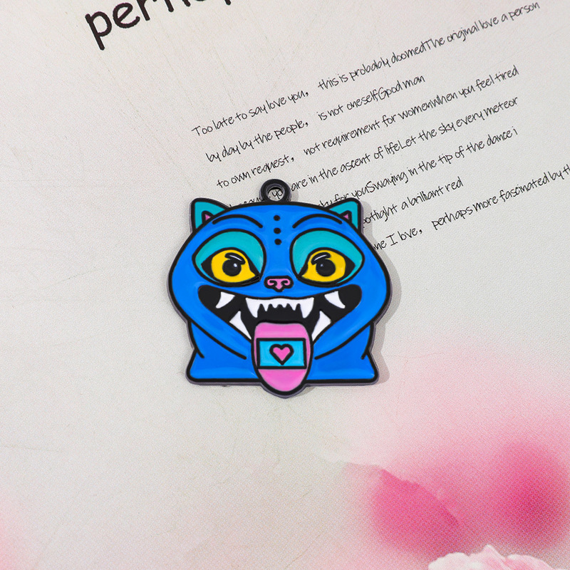 可爱卡通动漫猎魔女团配件时尚锌合金魅力创意滴油吊坠饰品批发|undefined