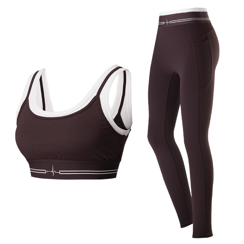 Europeos y americanos trajes de yoga ropa interior deportiva de alta elasticidad antichoque mejora de cadera acondicionamiento físico chaleco bra