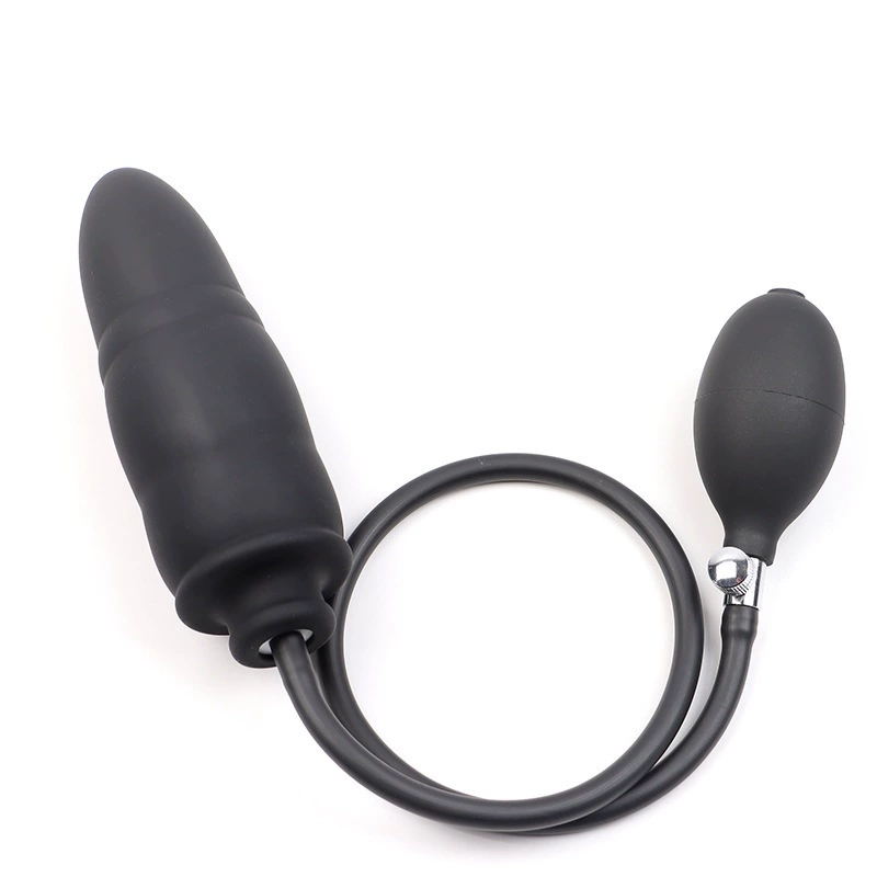 Inflatable Silicone Anal Plug, Adjustable Valve, Multiple Shapes and Sizes (0.124 kg)