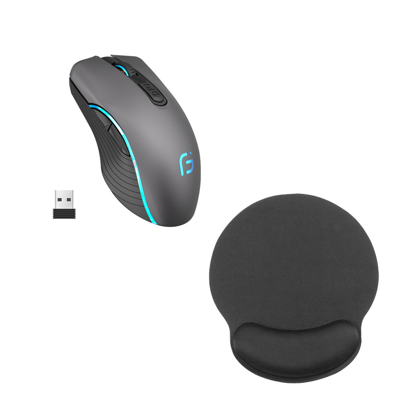 Ratón Bluetooth inalámbrico, computadora de escritorio portátil de modo dual, juego silencioso, lugar de oficina, generación