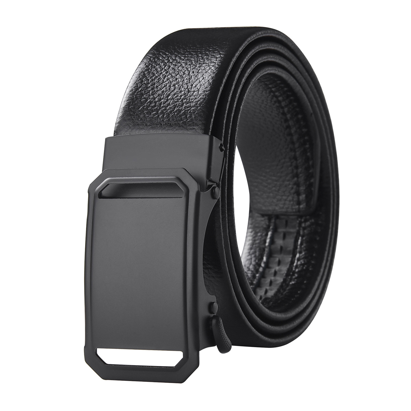 Black Tail Doble Hollow Litchi Ribbon