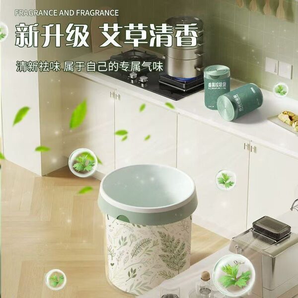 Handheld big plastic garbage bag for home use