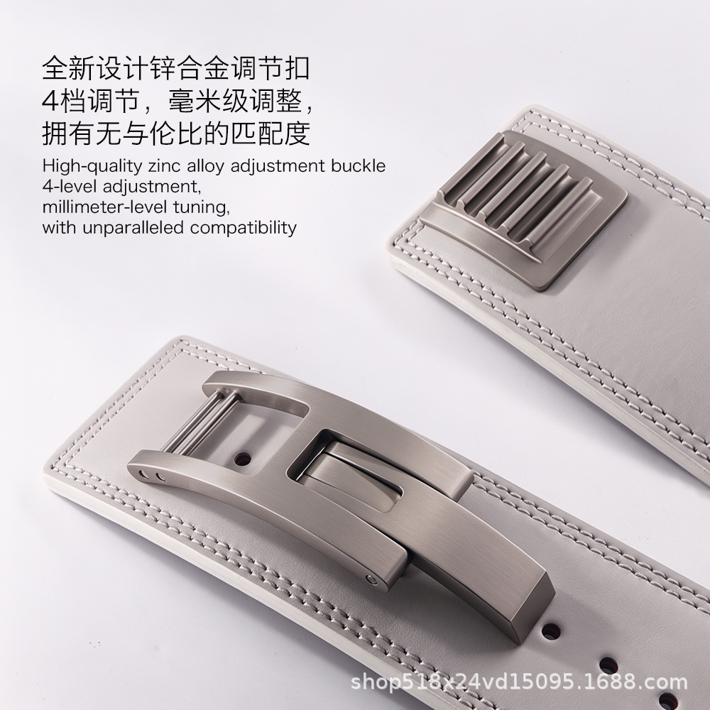 cinturón de acondicionamiento de piel de buey ajustable fuerza de hebilla en cuclillas levantamiento de peso tirón duro levantamiento de peso palanca de hebilla protector de cintura protector de cintura levantamiento de peso