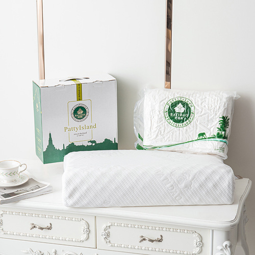 Pattaya Thai latex pillow children's pillow beauty pillow neck pillow massage pillow core wolf tooth particle pillow