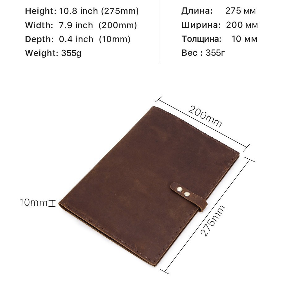 Padfolio活页夹商务文件夹简历文档组织者笔记本组合，带10.9英寸