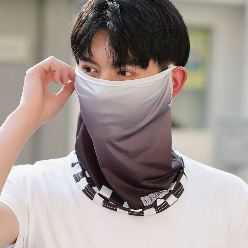 Новый Летний спорт на открытом воздухе Ice Silk Солнцезащитная маска велосипед ветрозащитный Мотоцикл пылезащитный женский Висячие уши езда Мужская вуаль