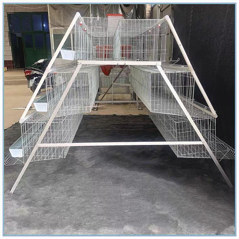 Breeding cage for high-quality laying hens, exclusive cage for laying hens, step-type cage for raising laying hens, complete set of laying hen raising equipment