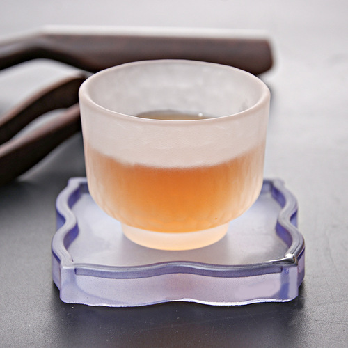 Coasters, tea mats, Chinese frosted saucers, multi-color pressed insulation mats, kitchen placemats, Kung Fu tea set accessories, anti-scalding mats