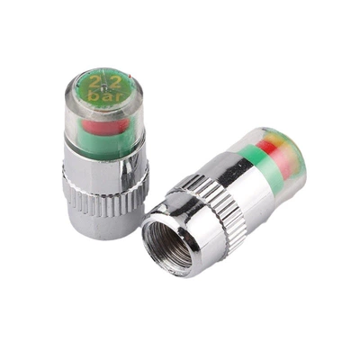 Tire pressure monitoring system, detection warning valve cap metal