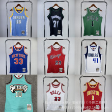 MN复古掘金15号安东尼罗斯球衣加内特韦德毕比诺维茨基篮球服短袖