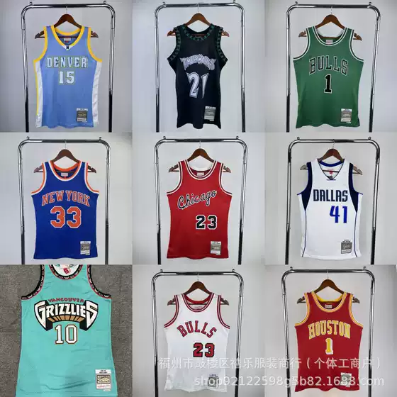 Mn Retro Nuggets No. 15 Anthony Rose Jersey Garnett Wade Bibi Nowitzki Basketball Jersey Short Sleeve