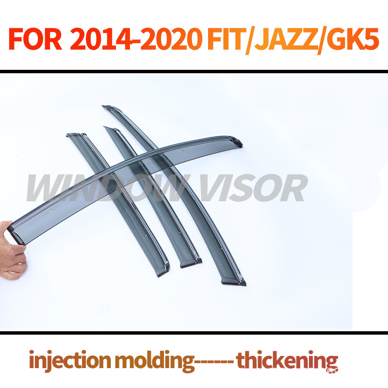 Suitable for Honda Fit hatchback window weather shield Fit/Jazz 2014-2020Window visors