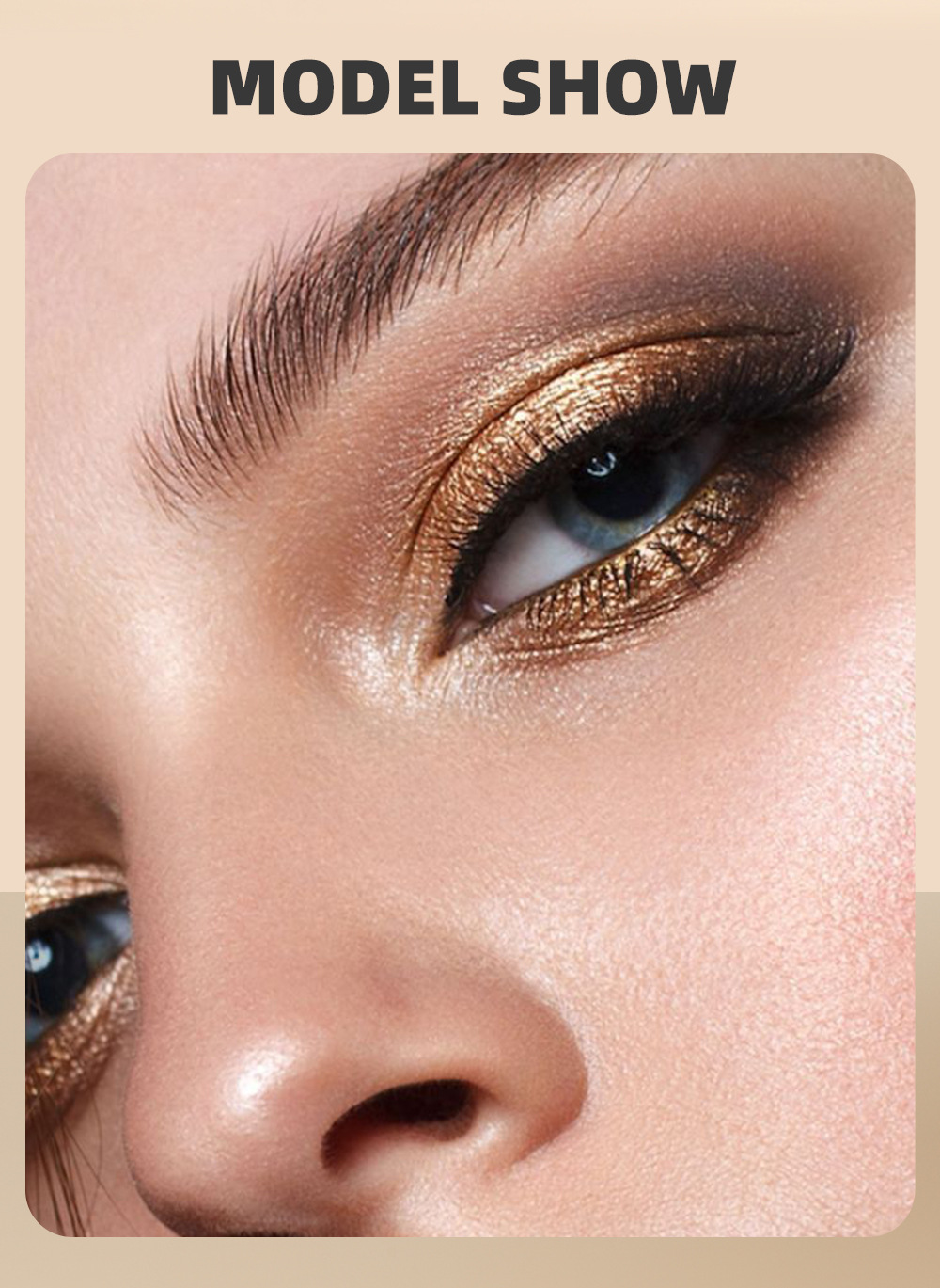 YOUNG VISION 6-color Eyeshadow Pen set: Pearlescent Rotating Eyeshadow stick for easy coloring, brightening and contouring Application Scenario