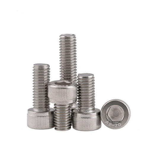 304 stainless steel cylindrical head hexagon socket bolts M3M4 full thread high strength cup head hexagon socket screws
