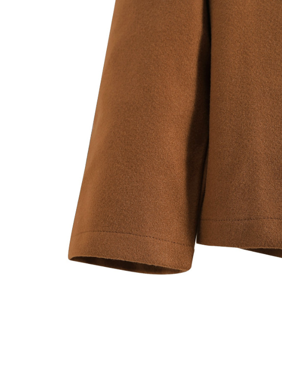 Men's Casual Woolen Jacket Classic Winter Coat For Autumn_voghion.com