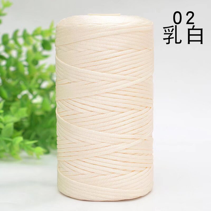 Algodón mercerizado, lino, laca, hilo de seda de hielo, bricolaje tejido a mano, protección solar de primavera y verano, sombrero para el sol, bolso de ganchillo, cojín, zapatos