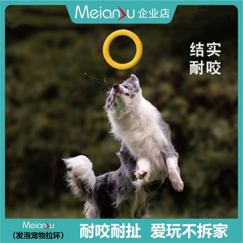Bite-resistant soft pull-up frisbee dog training TPR material can be used to train dogs interactive pet toys