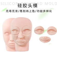 头模 硅胶练习皮 纹眉漂唇 绣眉 初学睫毛嫁接 纹绣耗材用品 工具