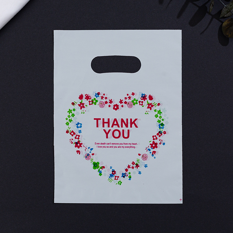 Bolsas de Regalo de Plástico para Comercio Transfronterizo, Bolsas de Mano para Ropa, Venta al por Mayor, 100 Piezas por Paquete