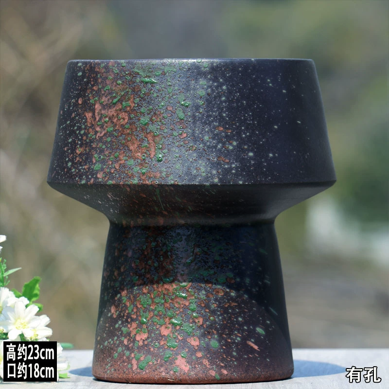 Breathable high boots, ceramic big flowerpot