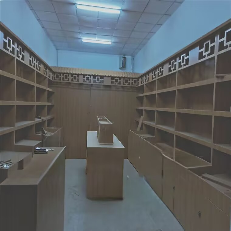 木制展柜超市绿色有机杂食品杂粮地方特产干果柜糖果精品货架