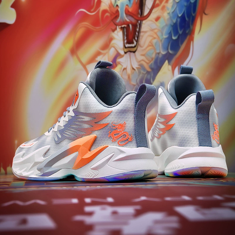 Новые летние дышащие баскетбольные кроссовки для пар, студентов и подростков, профессиональные соревнования, практичная легкая спортивная обувь с высоким берцем.