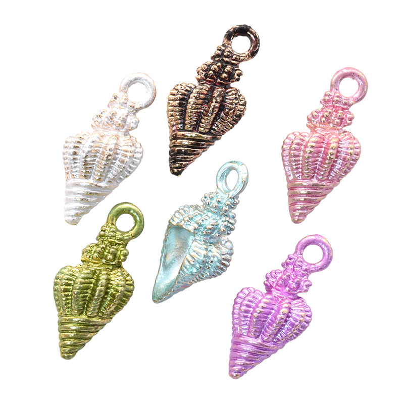 DIY Jewelry Accessories Classification 1 Piece Alloy Shell Multicolor Starfish Ocean Pendant DIY Jewelry Accessories
