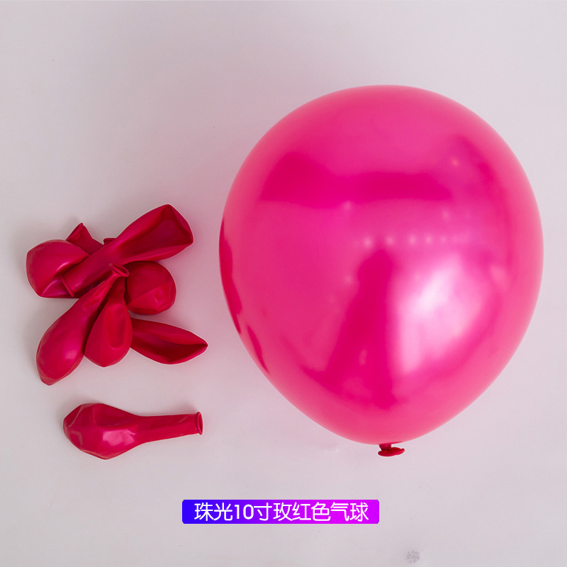 Globos nacarados de 5 pulgadas 10 pulgadas 12 pulgadas Boda Boda Decoración de cumpleaños Decoración de fiesta Globos de color nacarado al por mayor