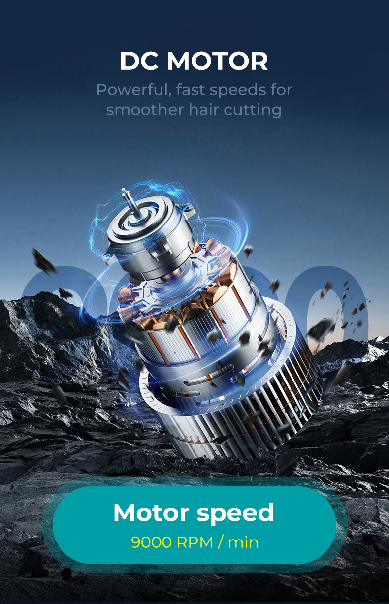 Vgr299 Professional Electric Hair Trimmer With High Speed Motor_voghion.com
