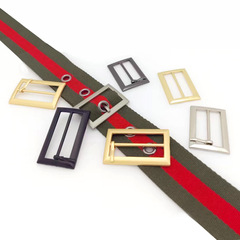 三檔扣箱包大衣腰帶日字扣風衣服裝袖口調節扣鋅合金腰帶扣