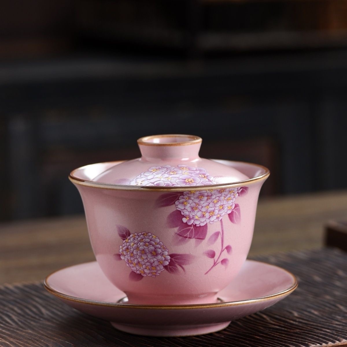 汝窑精致三才盖碗茶壶单壶高档泡茶器家用功夫陶瓷泡茶壶茶具批发