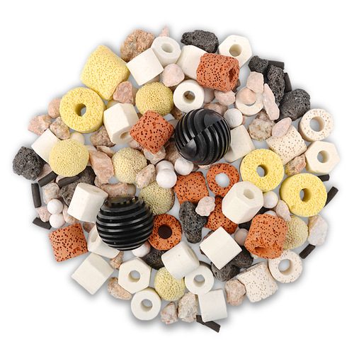 Fish tank filter material, bacteria house, turtle tank water purification filter material, family portrait ten-in-one biochemical ball ceramic ring