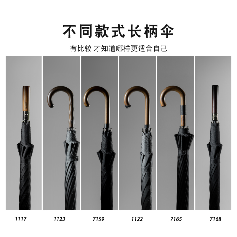 3DWF Double Umbrella Men's Business British Retro Gentle Gentleman's…