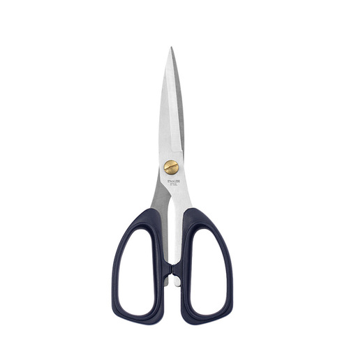 Kitchen scissors sharp fish-killing scissors blue household powerful chicken bone cutting food food barbecue meat scissors