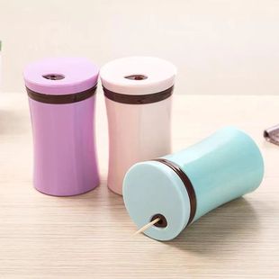 Double-Ended Disposable Bamboo Toothpicks, Household Simple Bamboo Toothpick Box, Hotel Portable Toothpick Holder