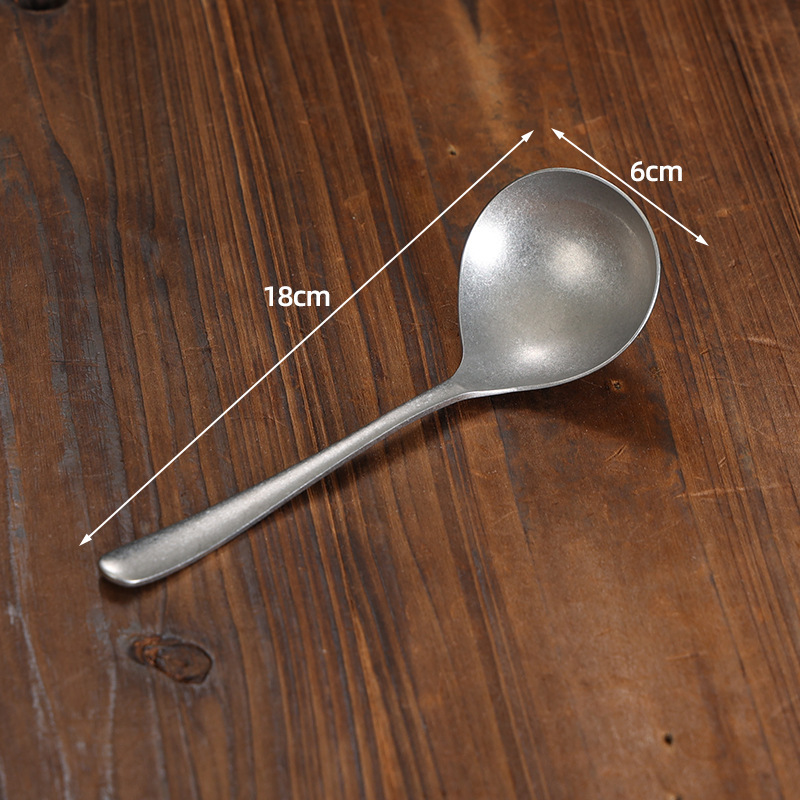 17cm 스푼 눈꽃 그레이