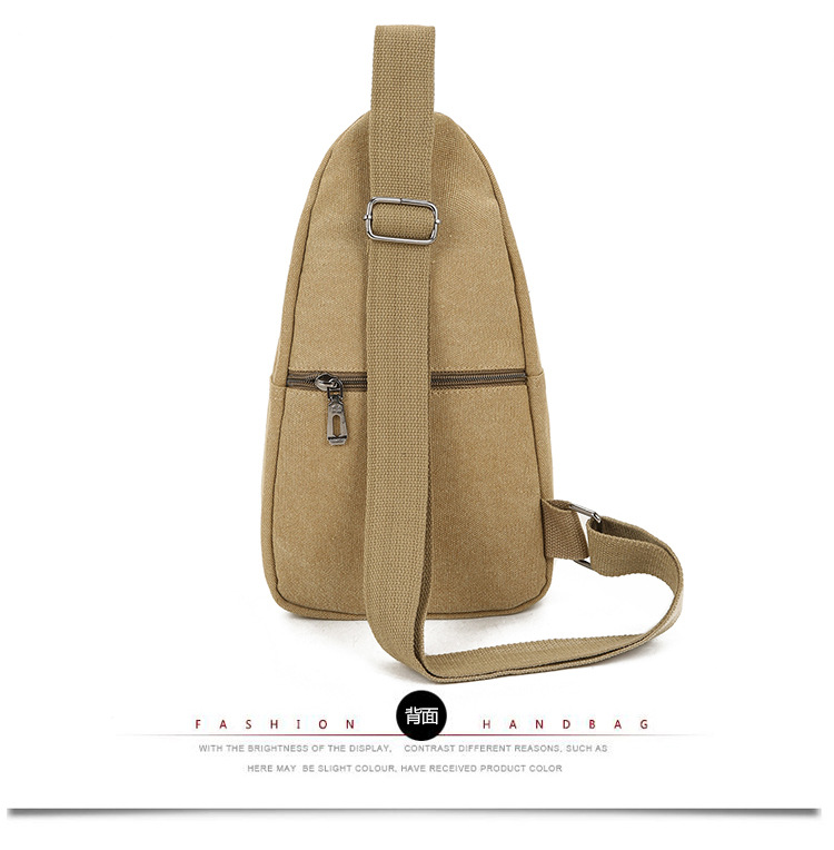 New men's chest bags, Korean-style single-shoulder bags, crossbody bags, men's and women's backpacks, Korean-style casual canvas bags, wholesale from manufacturers undefined
