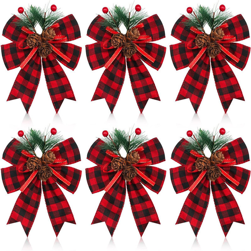 クリスマスツリートップペンダントリボンクリスマス帽子春祭りベルベットリボンクリスマスツリーガーランド装飾|undefined