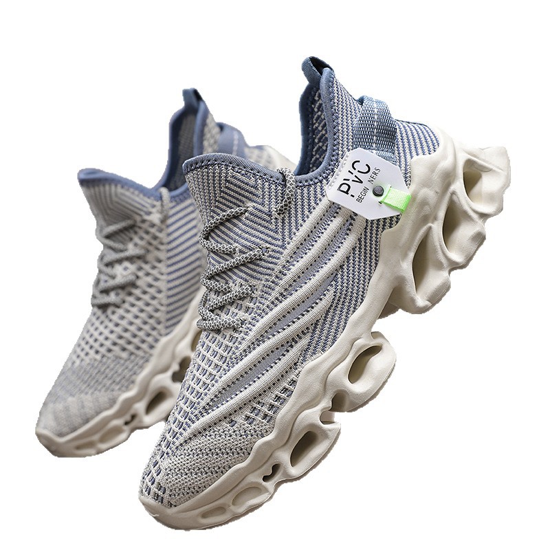 Los zapatos de hombre se pueden usar en todas las estaciones. La nueva tendencia de punta redonda versátil transpirable con cordones.