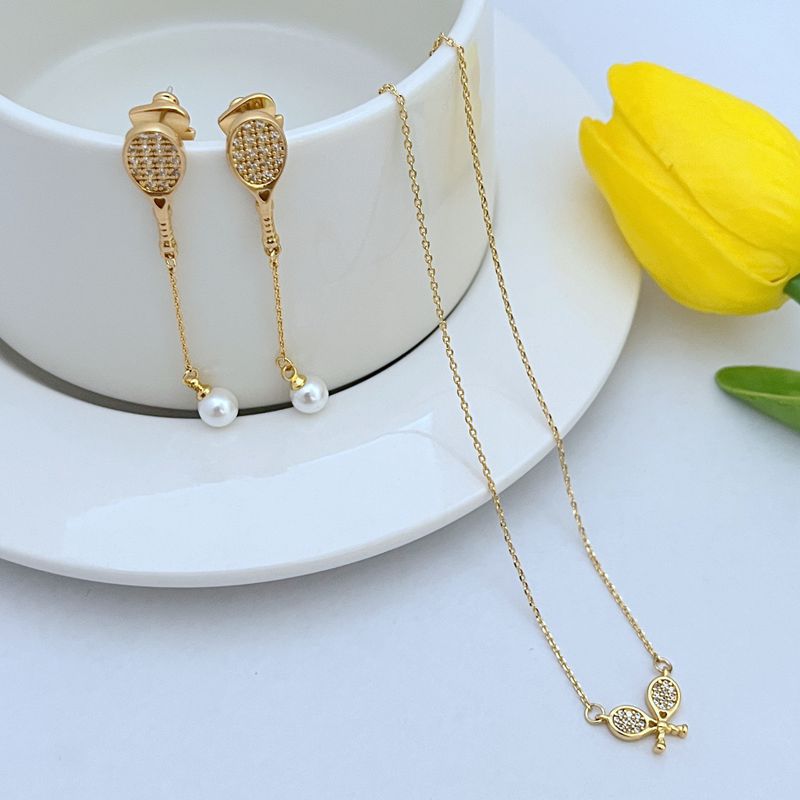 Fashionable elegant cute small design tennis stone inlay with zircon