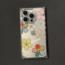 冰晶方块透明手机套超薄透明气囊防摔手机壳时尚可爱潮流手机壳女