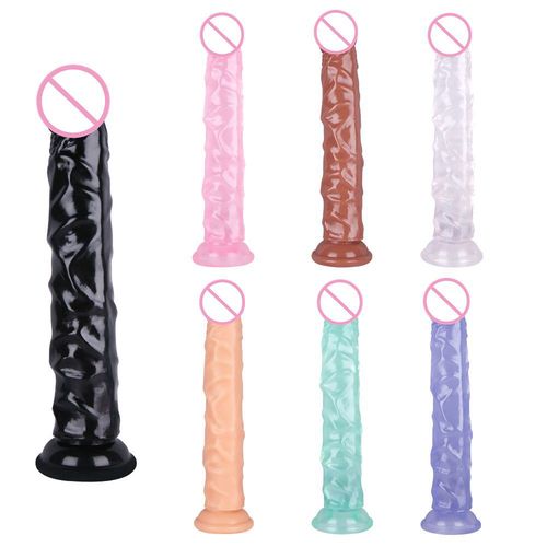A206 Dinghai Shenzhēn Amazon Adult Suction Cup Simulation Penis Female Sexual Toy Wholesale