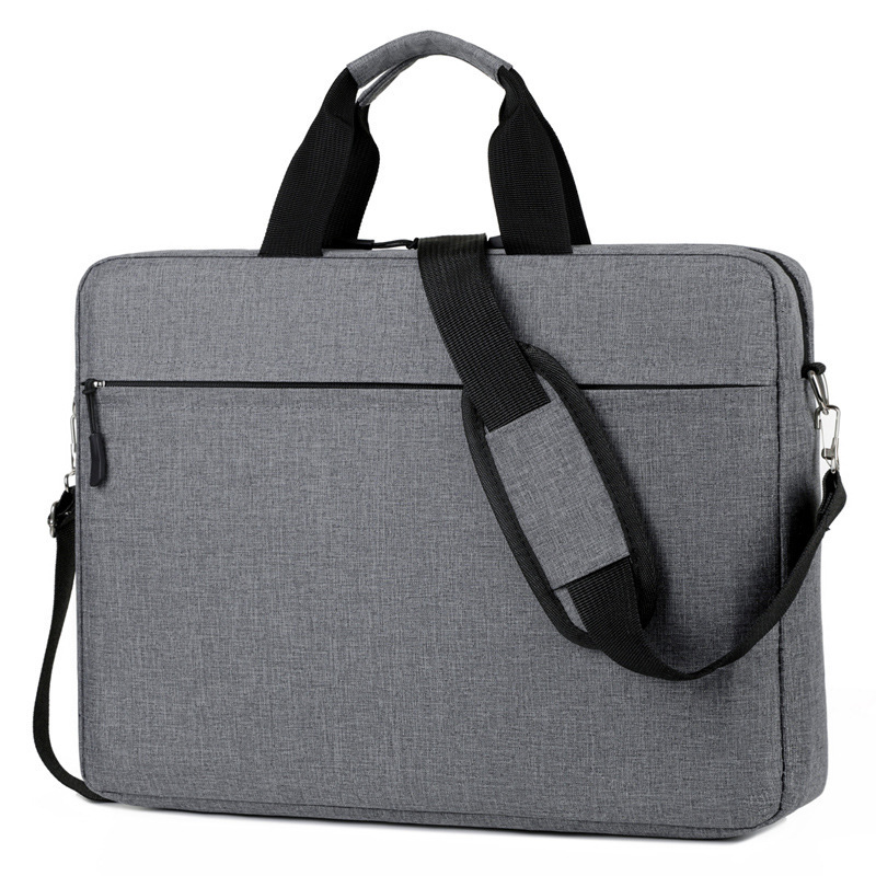 Customized special price cheap non-standard notebook shoulder bag 15.6 inch briefcase exhibition bag printed logo