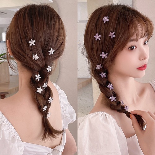 Children's small flower hair buttons for women in summer, hairpins on the side of the back of the head, small clips, headwear, Korean ins internet celebrity hairpins wholesale