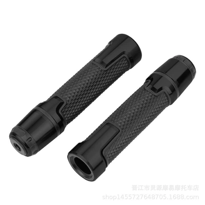 Modified Accessories Motorcycle Handlebar Cover Universal Scooter Anti-Slip Handle Cover Handle Throttle Handle Handle Glue (Motorcycle Handle Cover) - black
